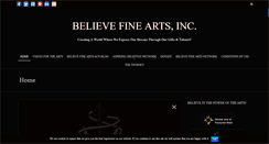 Desktop Screenshot of believefinearts.org